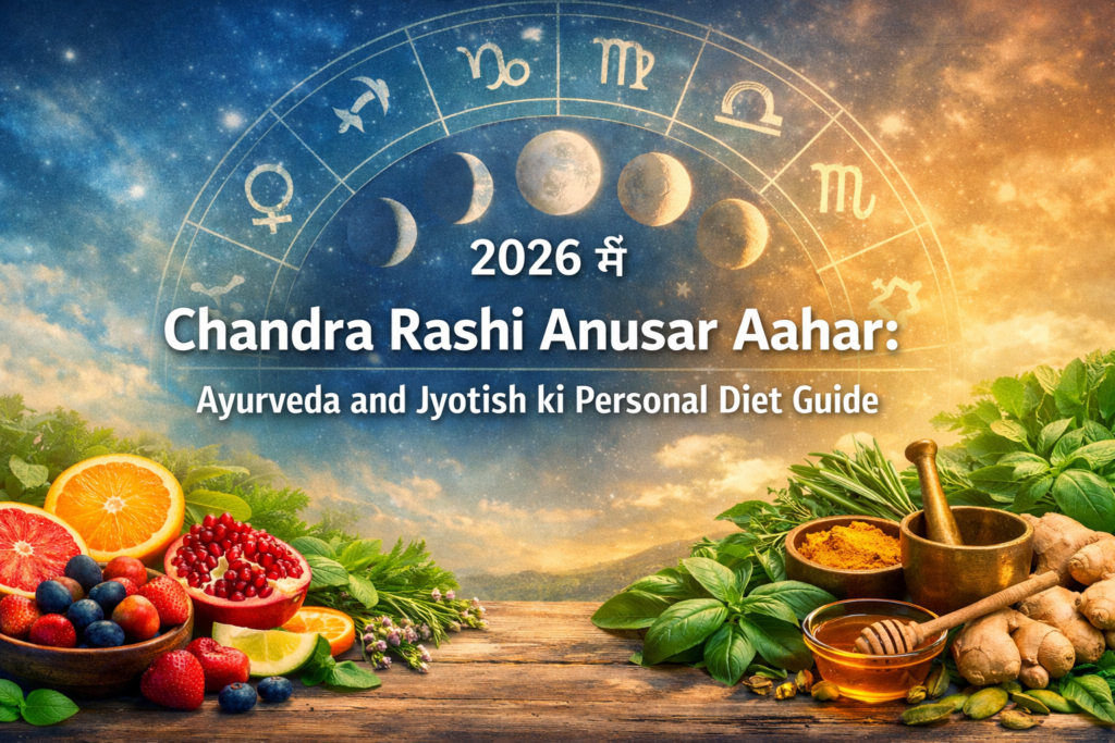 2026 में चंद्र राशि अनुसार आहार: आयुर्वेद और ज्योतिष की पर्सनल डाइट गाइड