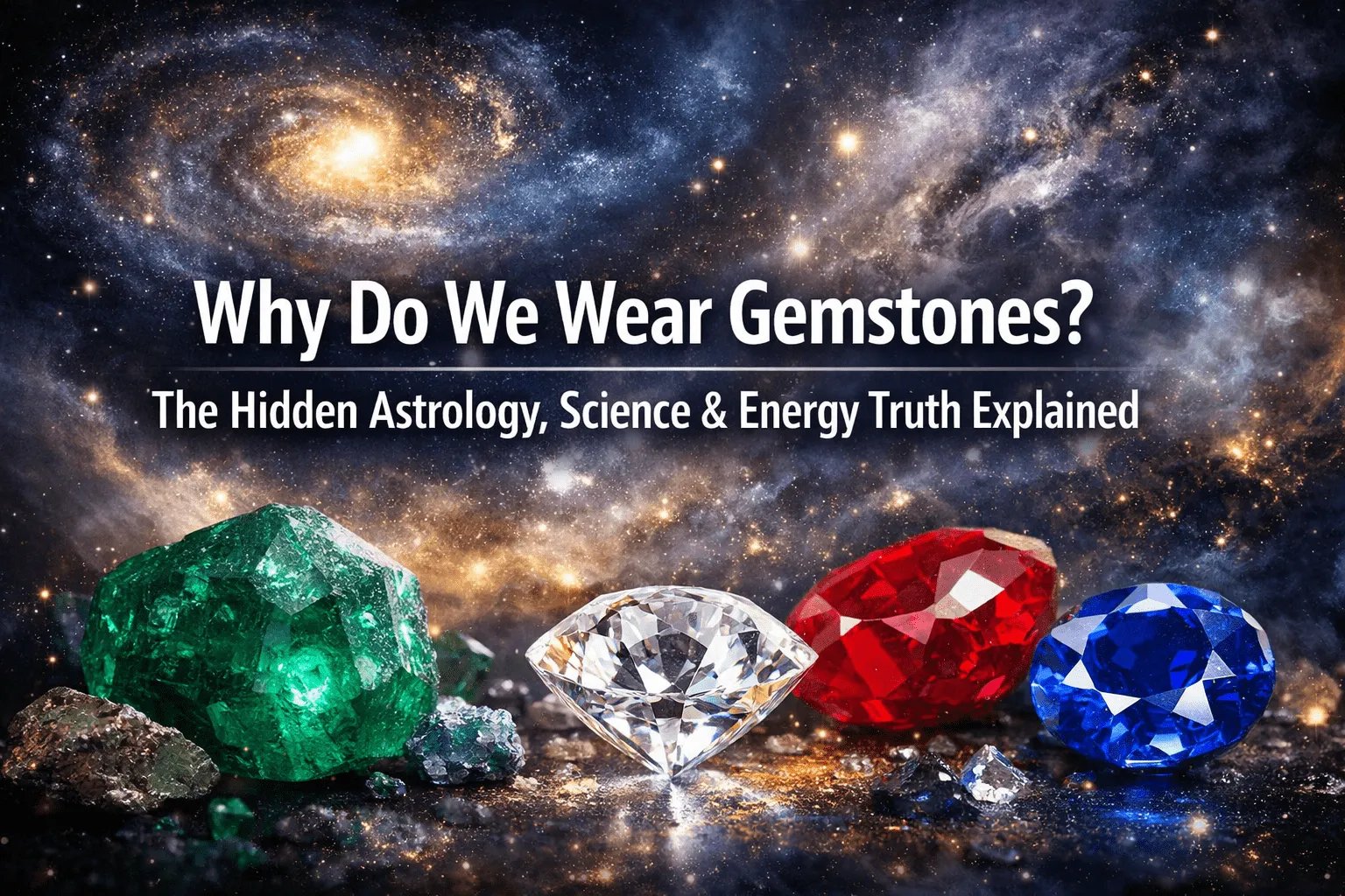 Why Do We Wear Gemstones? The Hidden Astrology, Science & Energy Truth Explained