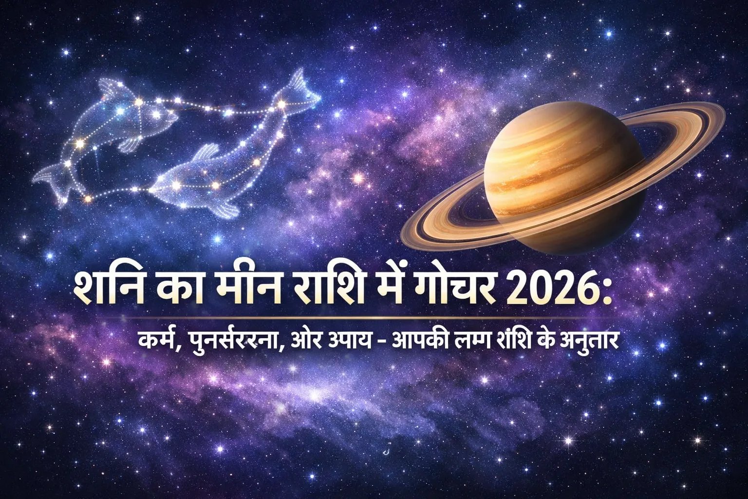 Saturn in Pisces 2026: Complete Guide to Karmic Lessons, Life Restructuring, and Remedies by Ascendant Sign