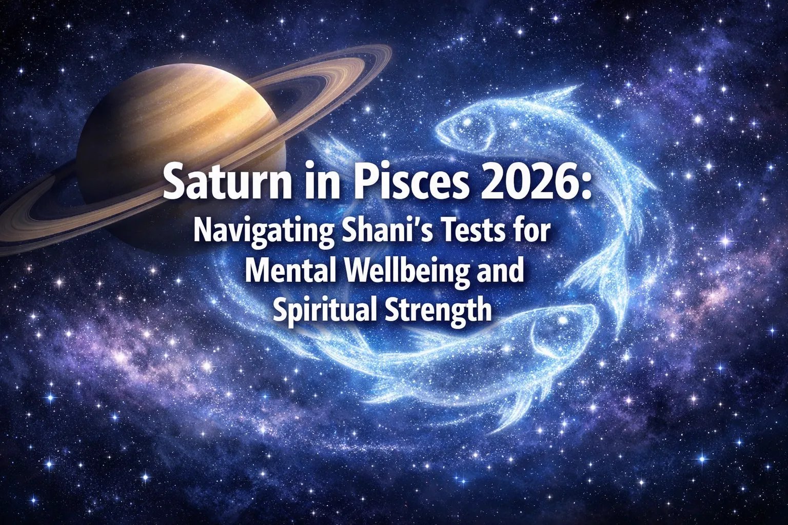 Saturn in Pisces 2026: Navigating Shani's Tests for Mental Wellbeing and Spiritual Strength