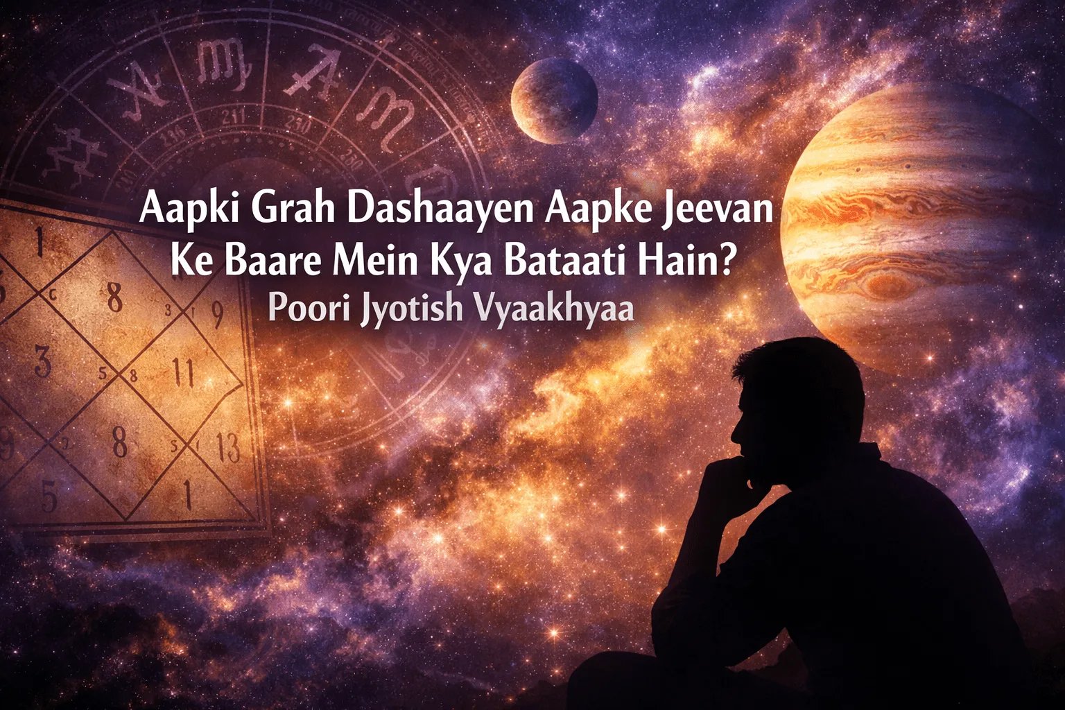 आपकी ग्रह दशाएँ आपके जीवन के बारे में क्या बताती हैं? पूरी ज्योतिष व्याख्या
